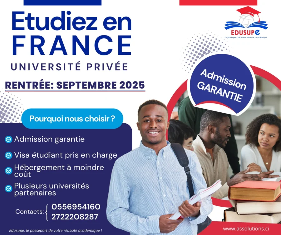 Étudier en France — Création de visuel