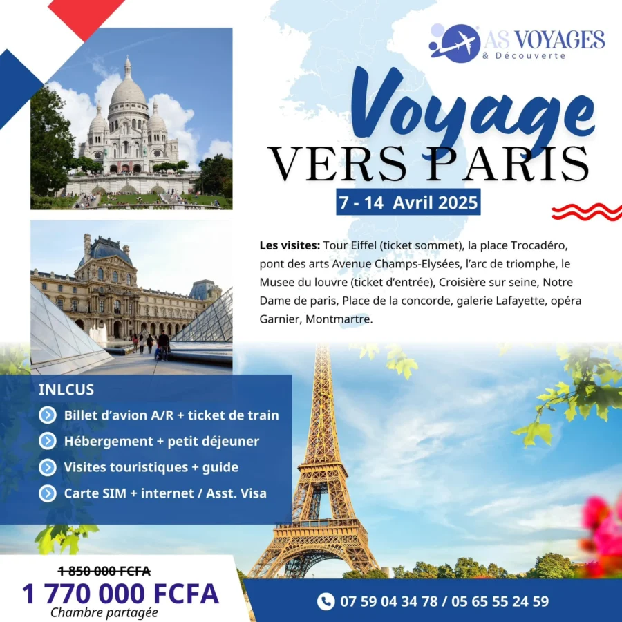 Voyage à Paris — Création de visuel